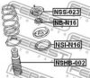 FEBEST NB-N16 Anti-Friction Bearing, suspension strut support mounting